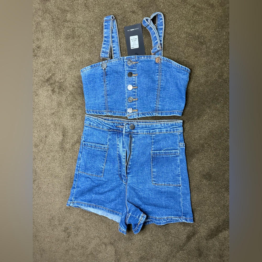 New Denim 2 piece set